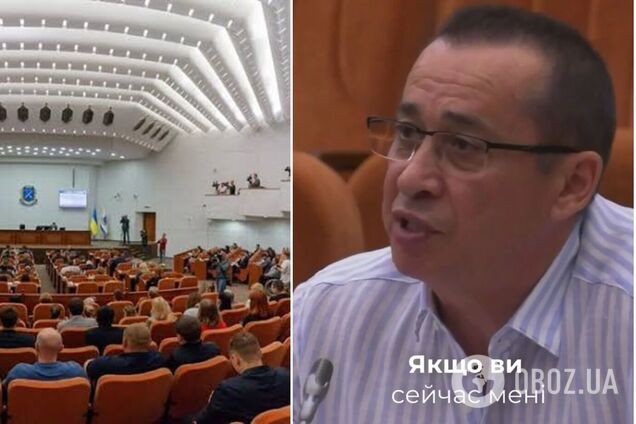 Попытка создать ДнНР? Соратник Царева-Медведчука Краснов устроил языковой скандал на сессии Днепровского горсовета. Видео