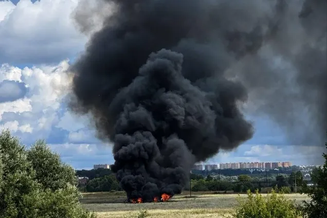 У Підмосков'ї розбився новітній російський винищувач: пілот загинув. Фото