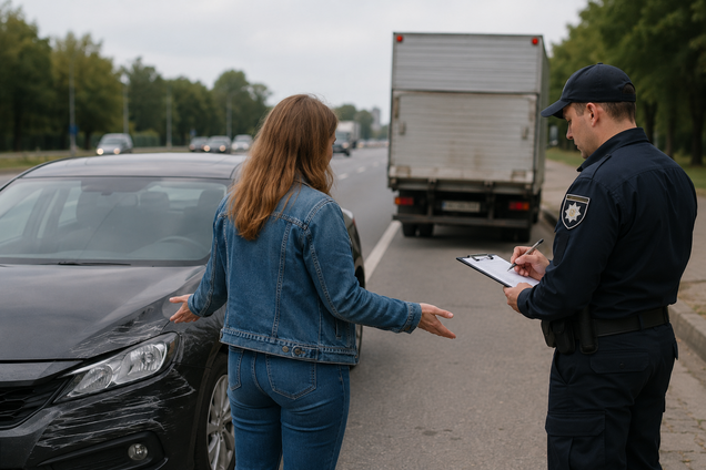 Иллюстративное фото. Женщина вызвала полицию из-за ДТП