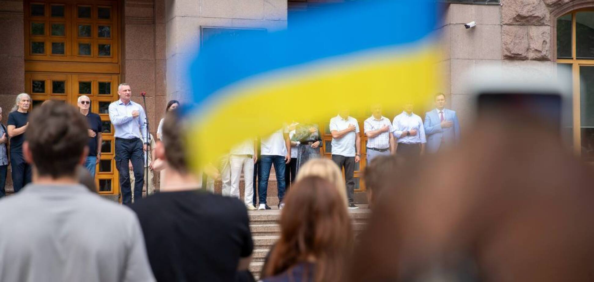 36-я годовщина поднятия флага Украины в столице
