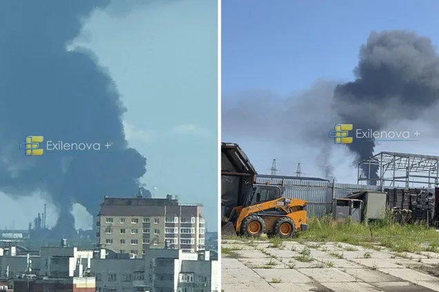 У Тюмені атаковано НПЗ: піднявся чорний дим. Фото і відео