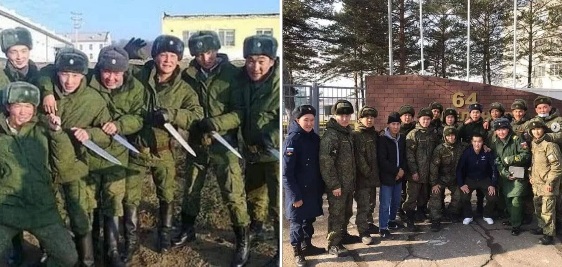 Российские оккупанты, в том числе тувинцы