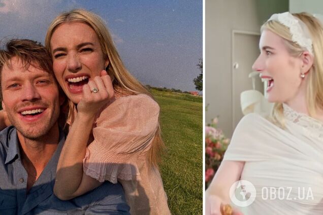 Невеста напоминала куклу-призрака: голливудская звезда Эмма Робертс вышла замуж в причудливом платье, на пошив которого ушло тысяча часов. Фото