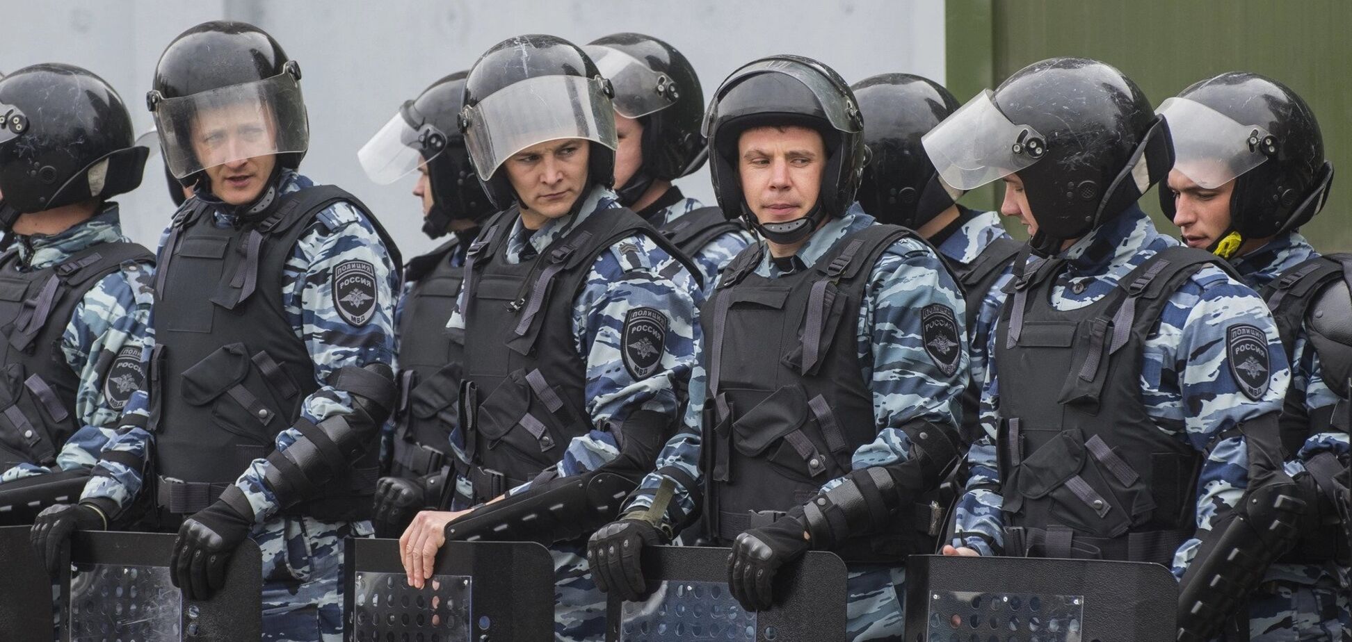 Бойцы ОМОНа, специального подразделение Росгвардии