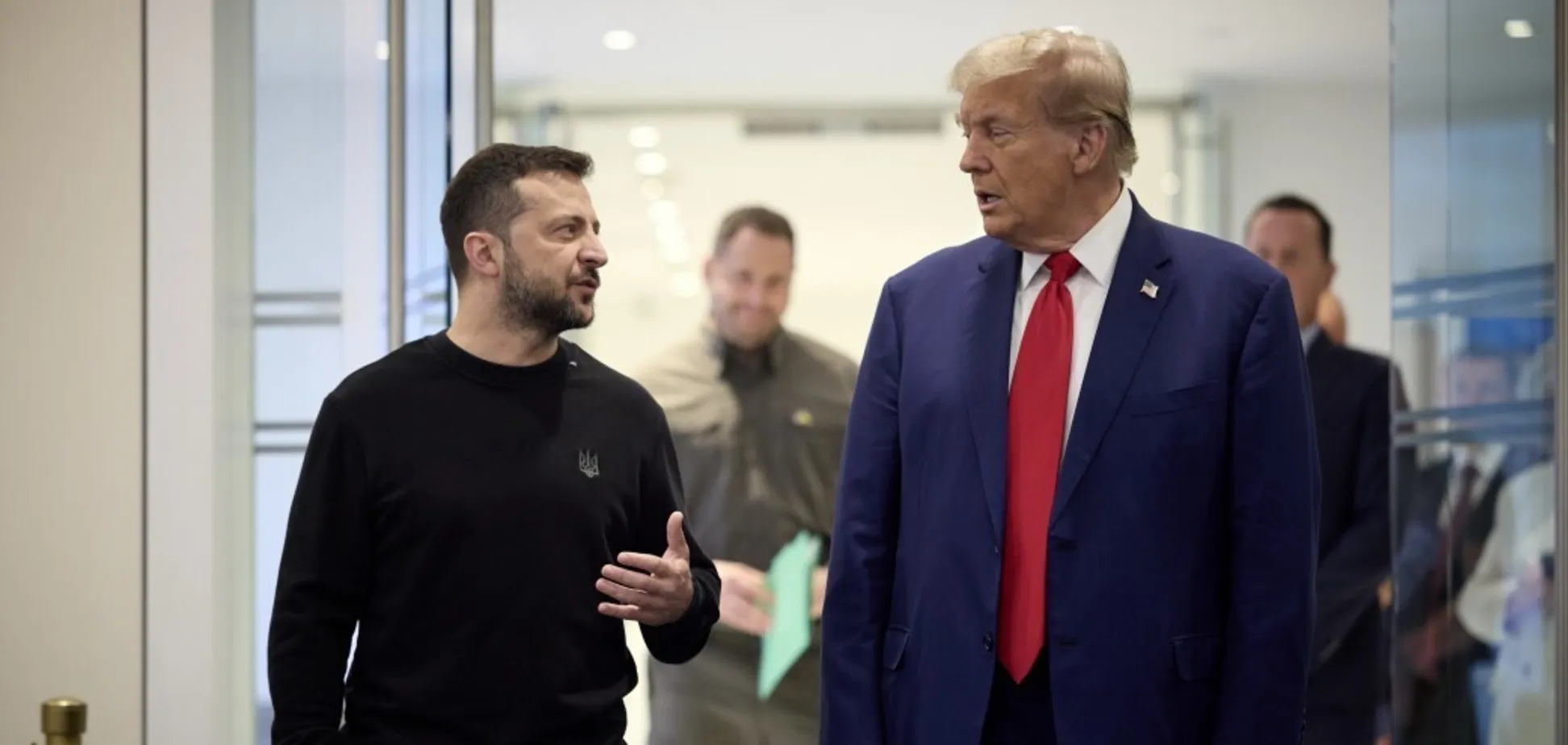 Зеленский и Трамп.