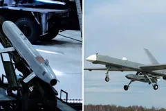Российская ракета-дрон 'Бандероль' залетела на территорию Беларуси и упала посреди поля