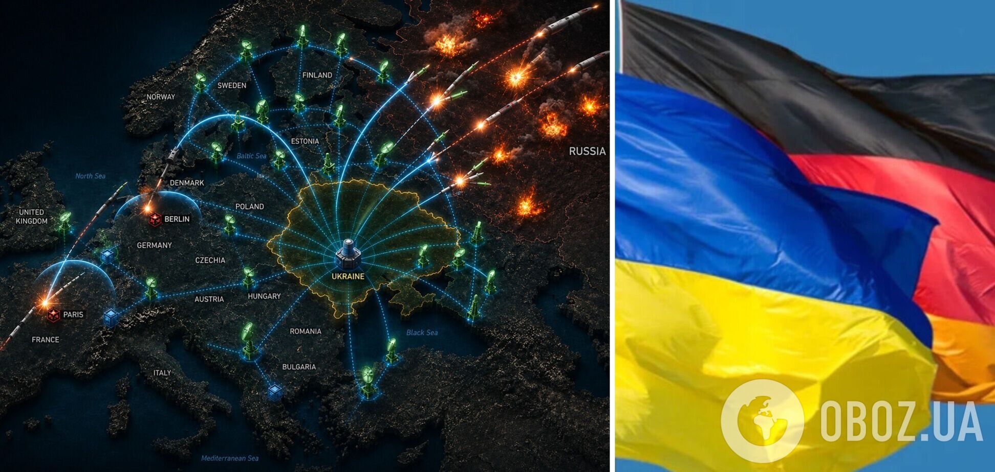 Украина и Германия создают систему ПВО для перехвата баллистических ракет