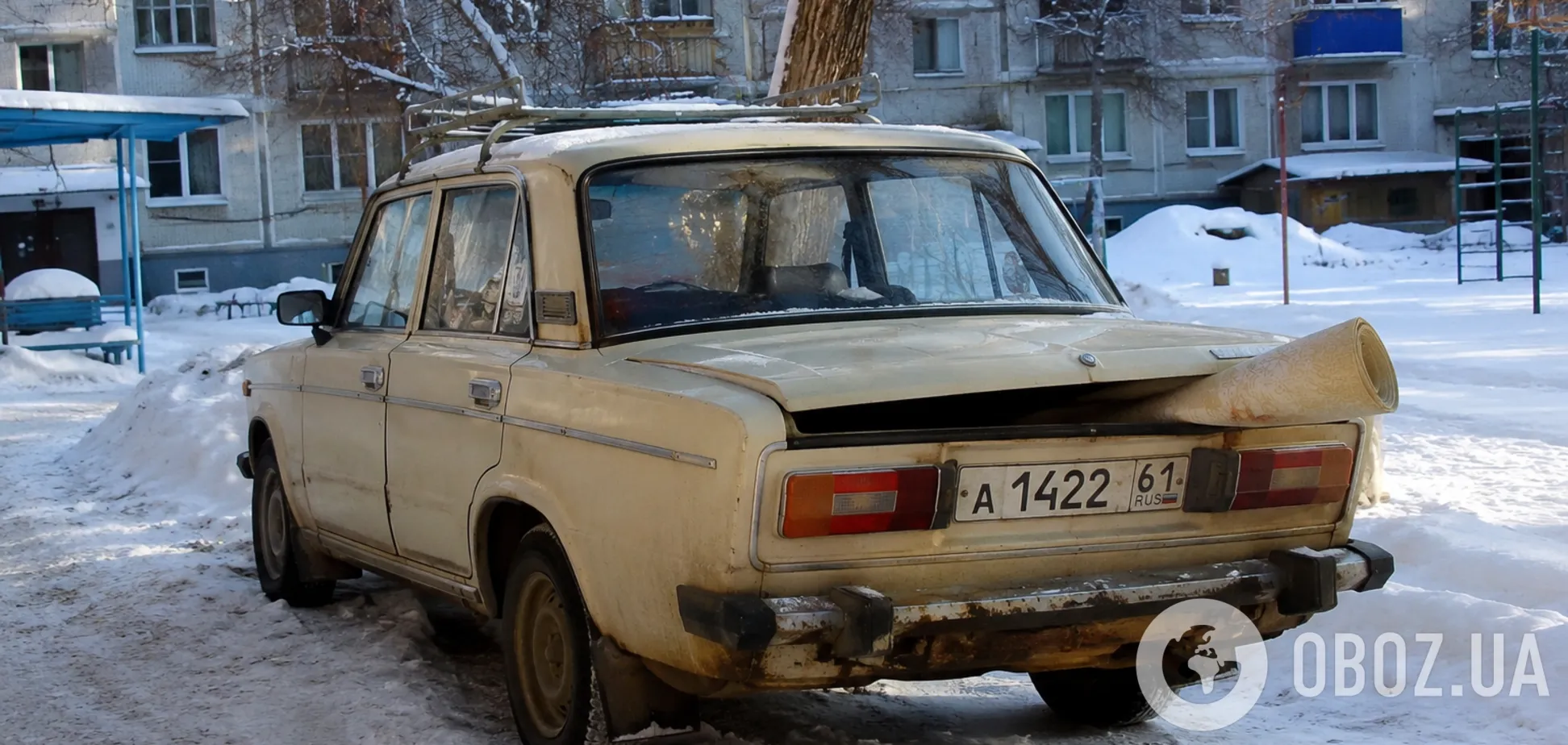 Лінолеум допомагав радянським водіям захистити двигун від морозу взимку
