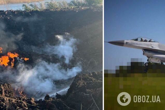ЗСУ втратили винищувач F-16, пілот катапультувався: ДБР розслідує причини катастрофи на Полтавщині