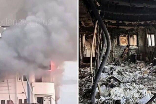 Несмотря на значительные повреждения, судно осталось на плаву