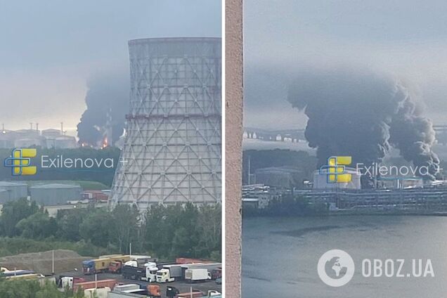 В Санкт-Петербурге прогремели взрывы: в порту зафиксированы многочисленные прилеты, горит нефтяной терминал. Фото и видео
