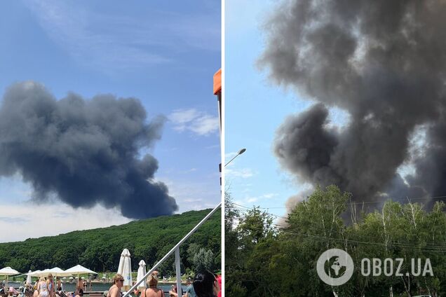 У російському Ставрополі спалахнула масштабна пожежа на заводі автопричепів. Відео