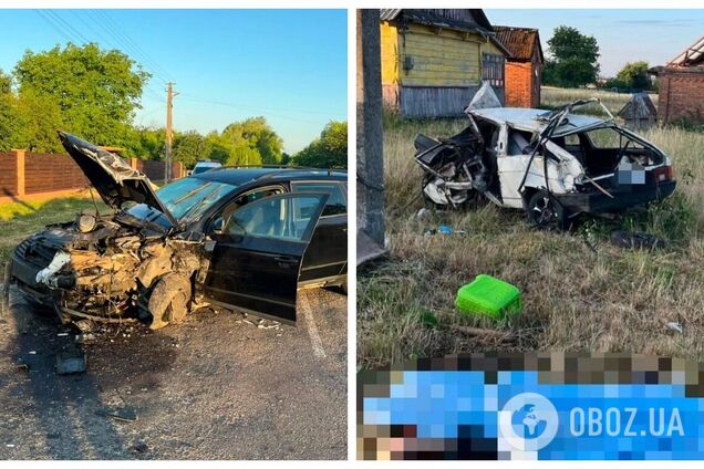 На Волыни произошло ужасное ДТП с участием мотоцикла: двое погибших, шестеро пострадавших. Фото