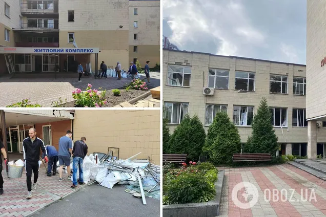 Університет Шевченка в Києві потрапив під російський удар. Фото наслідків