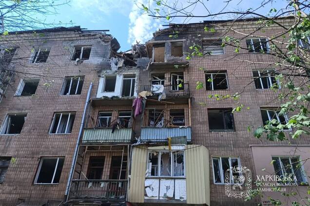 Окупанти вдарили по житловому будинку в Харкові: загинули дві людини, серед поранених – діти. Фото