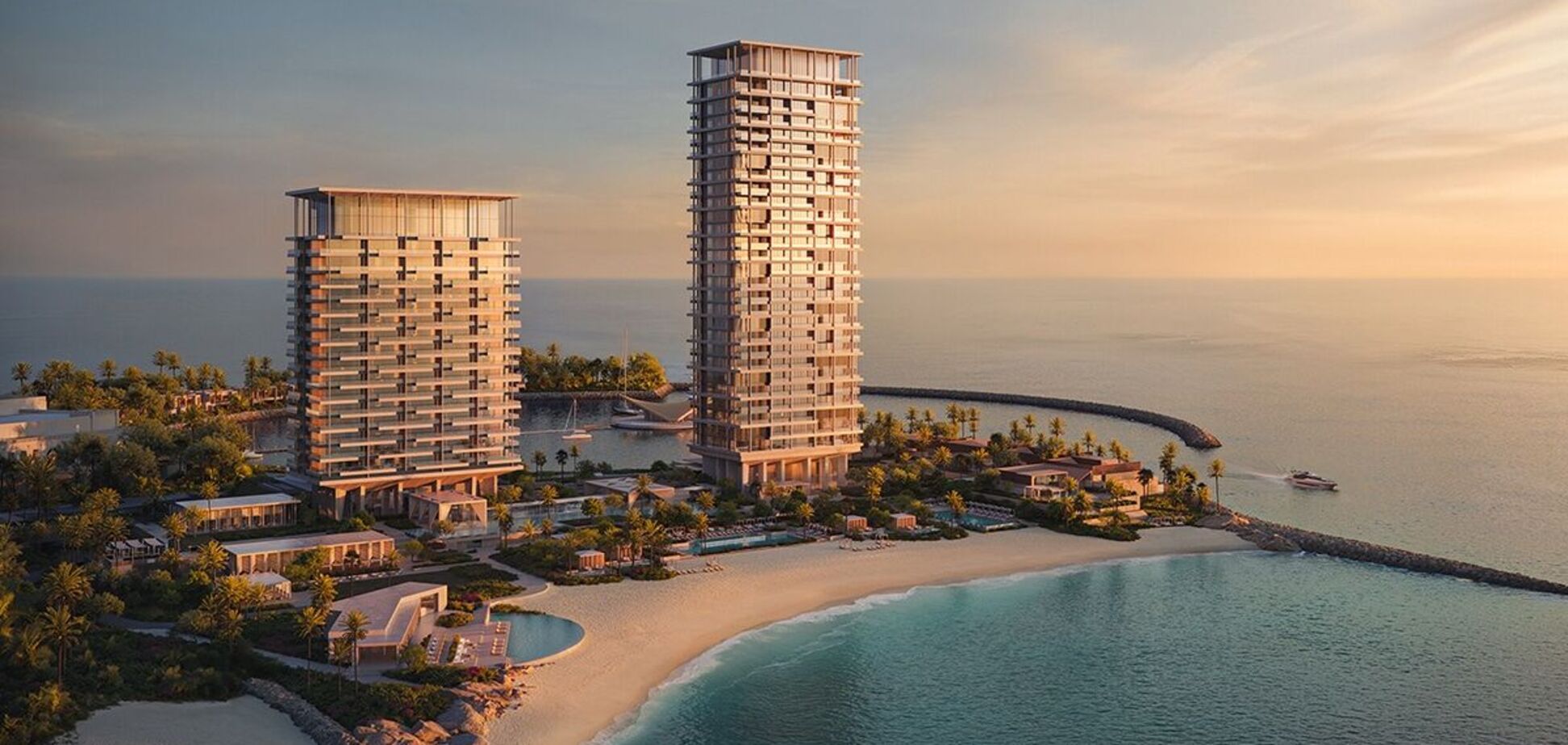 Иллюстрация — курорт Wynn Al Marjan Island