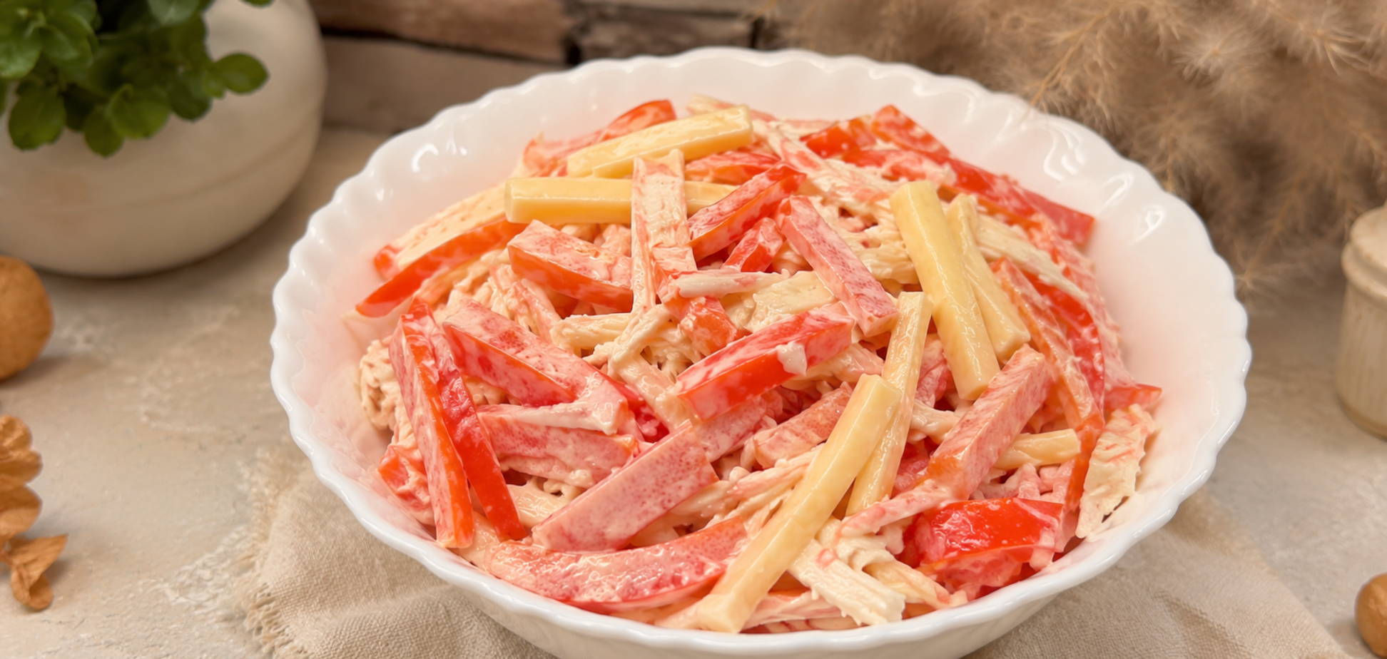 Рецепт салата 'Красное море'