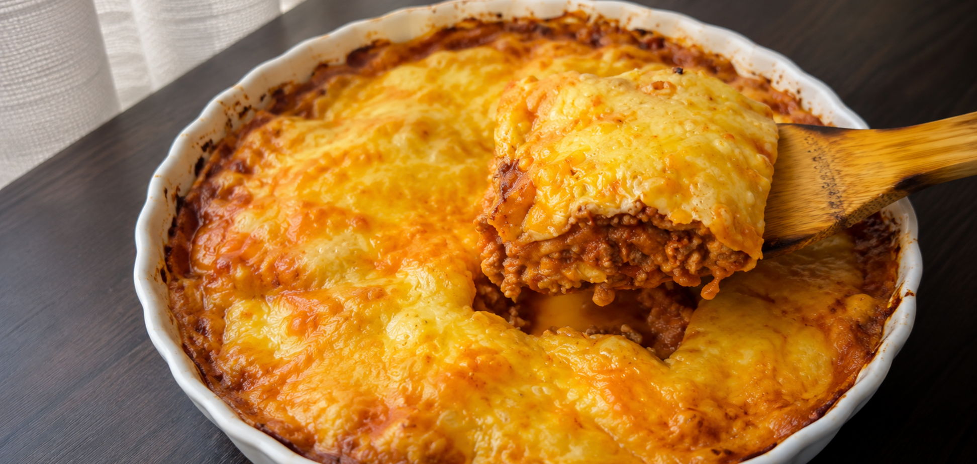 Рецепт сытной запеканки с кабачком и фаршем