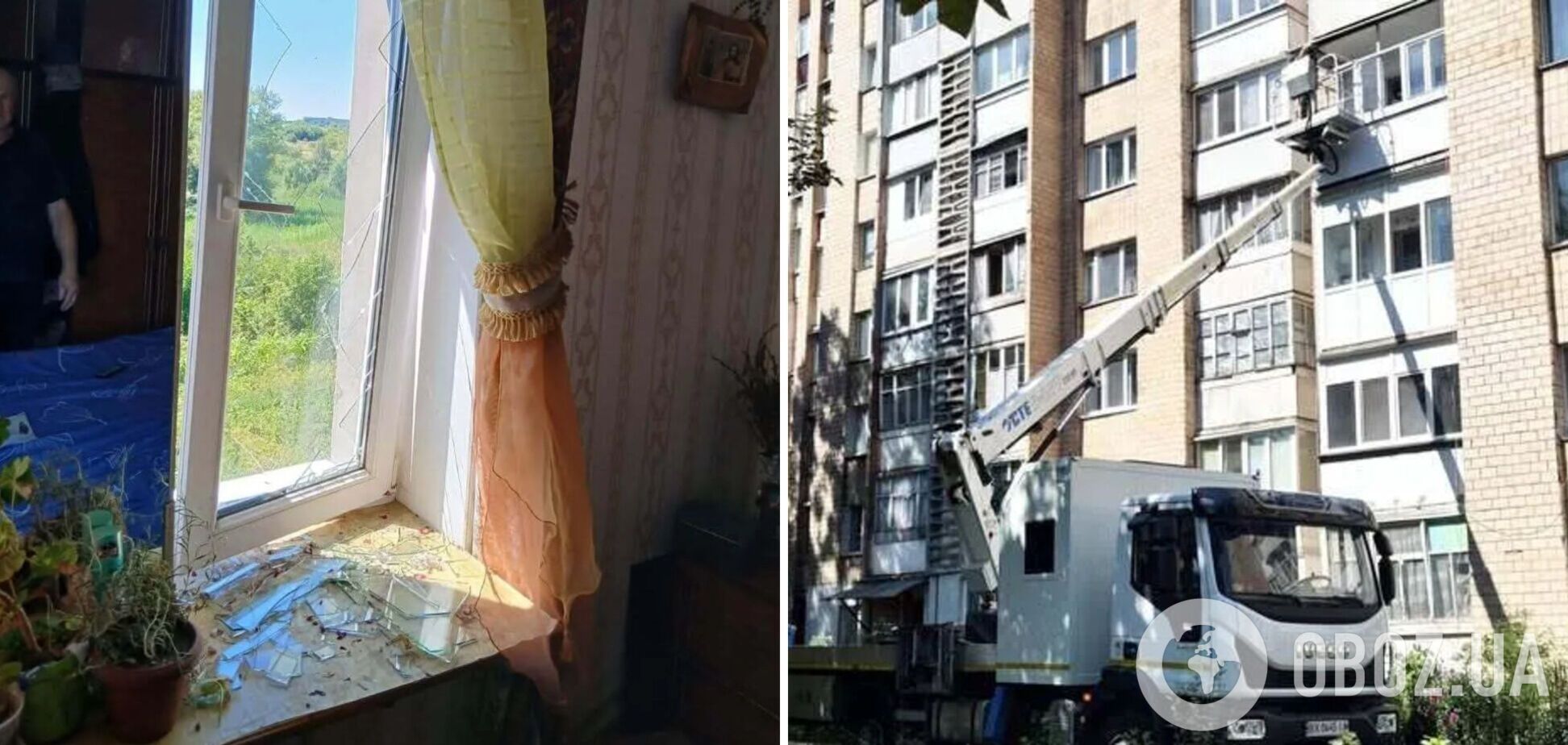 Последствия взрывов боеприпасов на полигоне