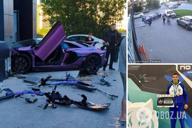 У Росії син мільярдера на Lamborghini відправив до реанімації титулованого боксера-'ветерана СВО'. Момент ДТП потрапив на відео