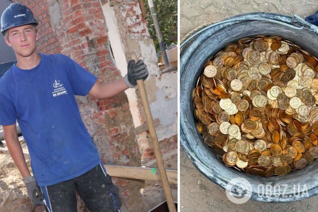 В Бельгии студент нашел золото стоимостью 9 млн евро, копая канализацию. Фото