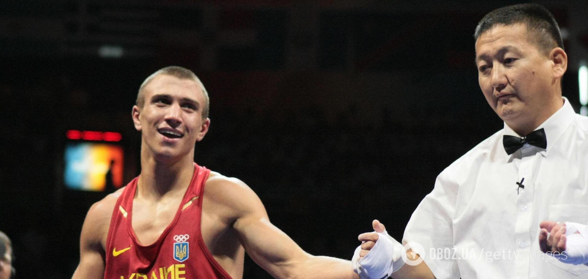 Ломаченко в 2008 году на ОИ в Лондоне
