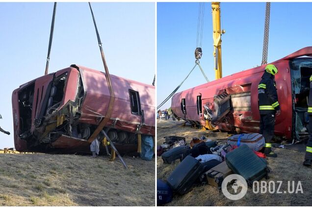 В Венгрии разбился польский автобус: много жертв. Фото