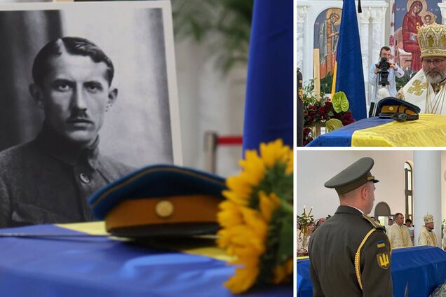 У Патріаршому соборі УГКЦ у Києві відбулась панахида за Євгеном Коновальцем. Фото