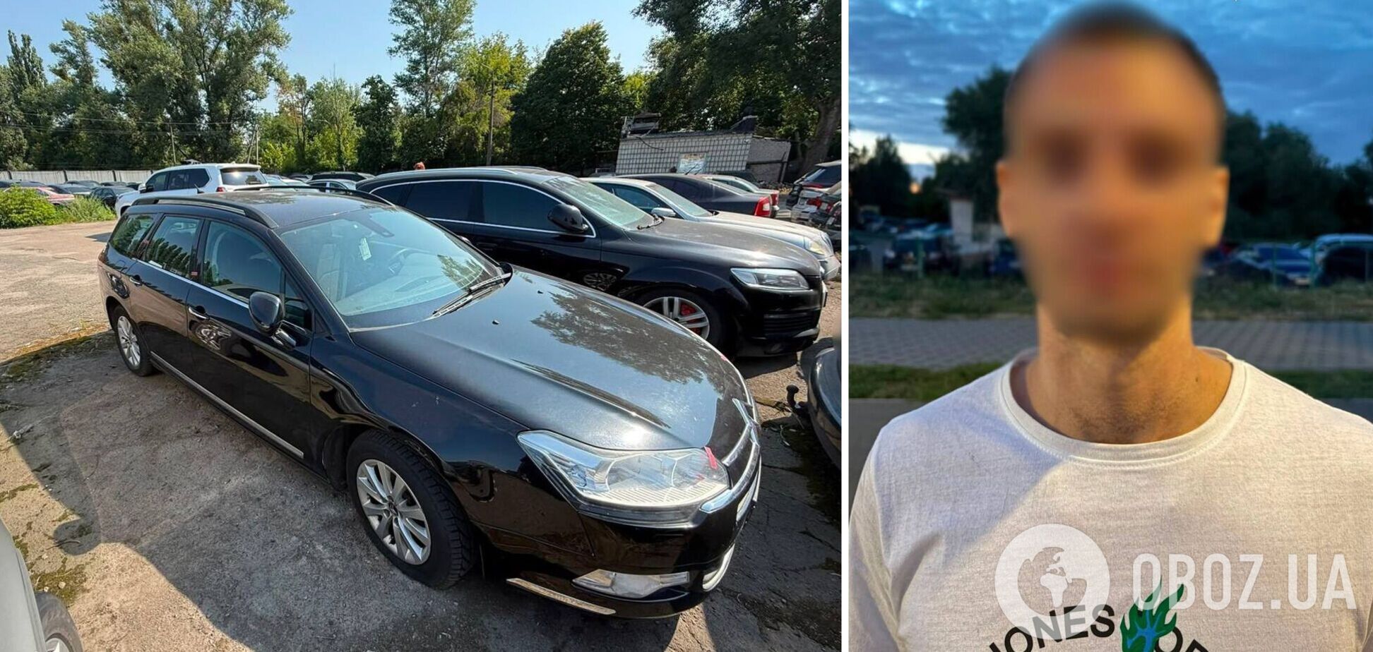 Мужчина угнал автомобиль и пытался его продать