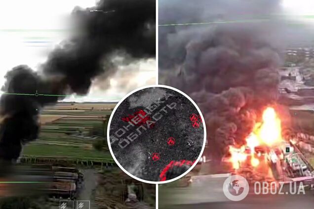 Операция 'Ад-2': украинские военные нанесли удар по объектам, используемым для хранения и поставок топлива оккупантам. Видео