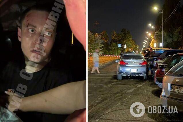 У Києві водій Infiniti в неадекватному стані протаранив близько десяти припаркованих авто. Фото та відео
