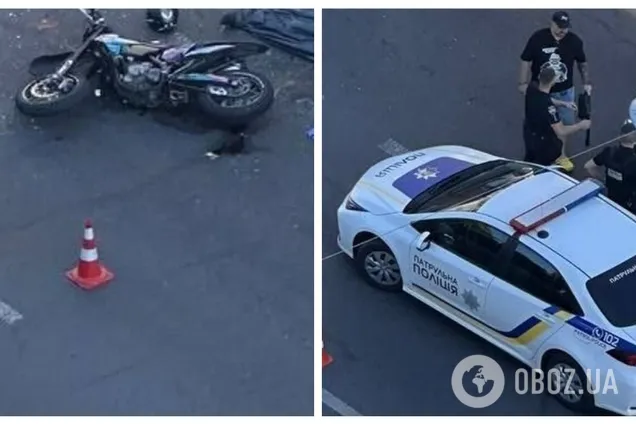 В Киеве на Васильковской произошло ДТП: погиб мотоциклист. Фото