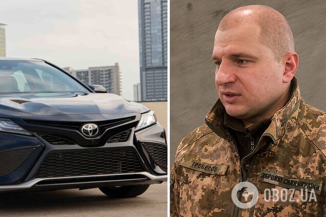 Начальник ТЦК приобрел Toyota Camry 2022 года за 100 000 грн