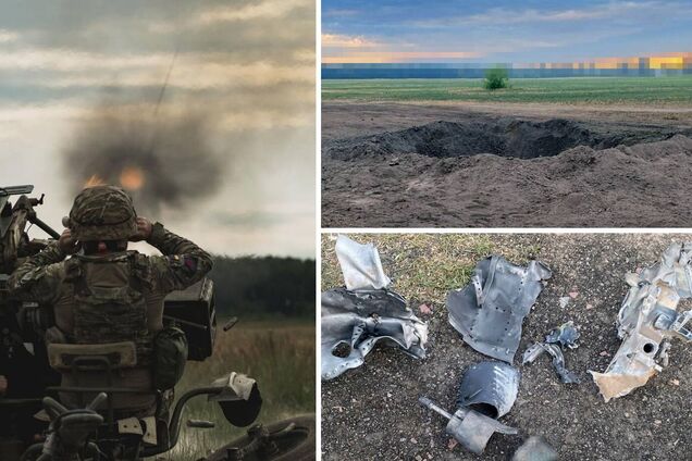 На Київщині прикордонники збили російську крилату ракету з кулемета. Фото