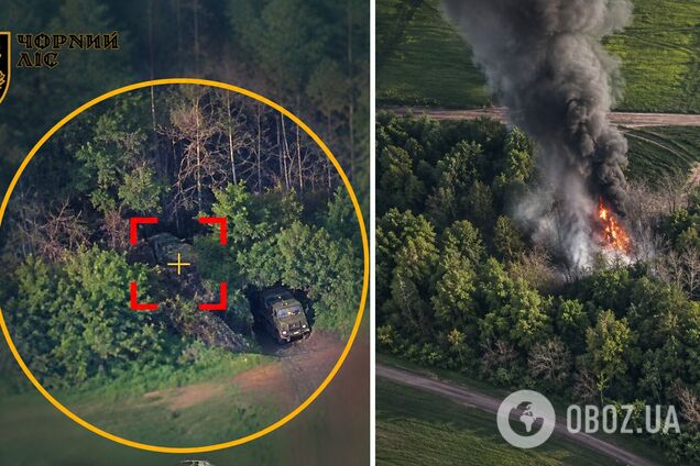 ЗСУ знищили заряджальну установку російського ЗРК С-300 з боєкомплектом: повністю вигоріла. Відео
