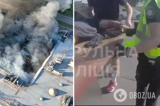 «Что болит, нога?» Полиция показала первые минуты после попадания в ТЦ в Кривом Роге. Видео