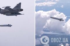 Швеция впервые провела испытания запуска ракеты Taurus с истребителя Gripen C. Видео