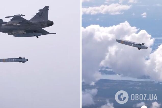 Швеція вперше випробувала запуск ракети Taurus з винищувача Gripen C. Відео