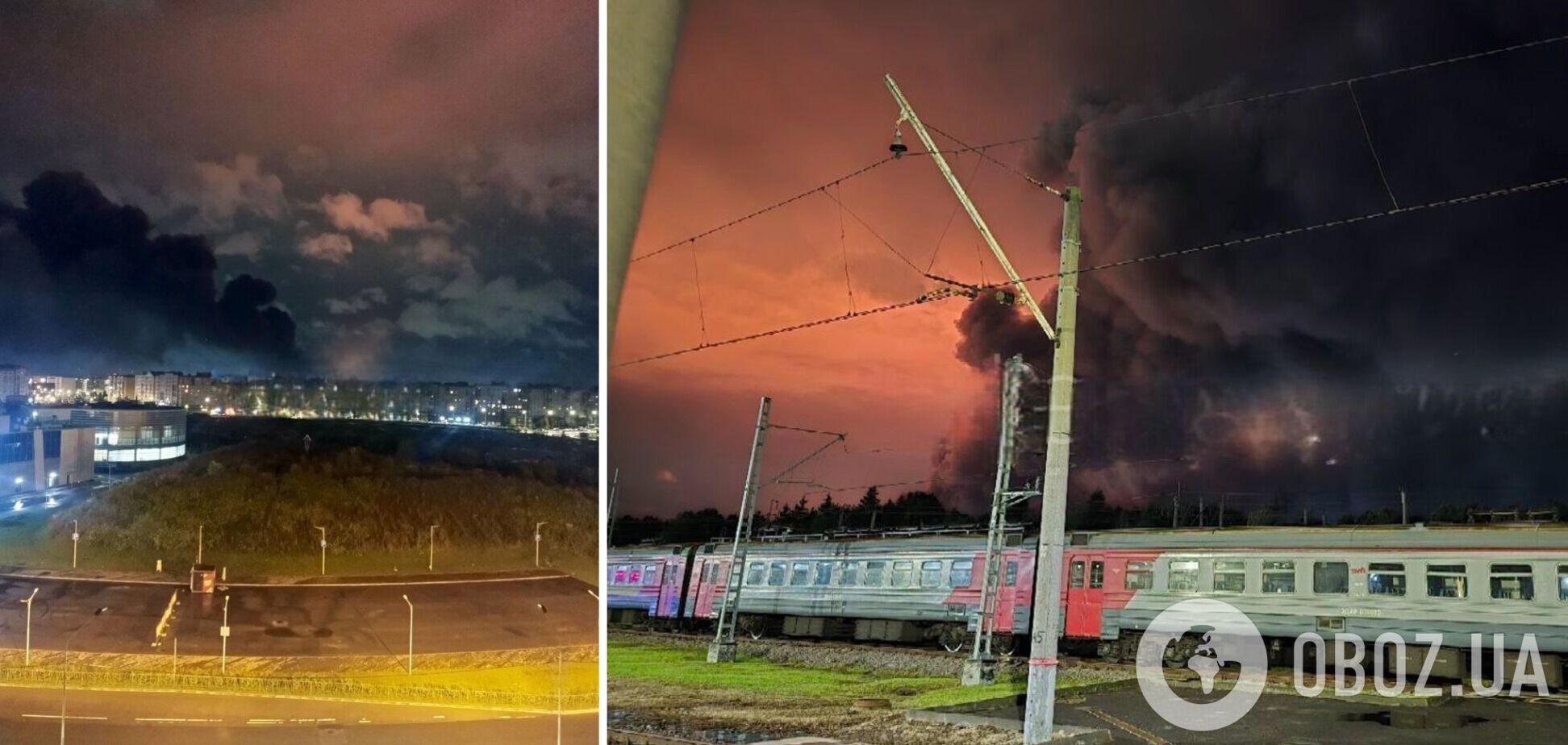 Справились без дронов? В Санкт-Петербурге вспыхнул пожар на большом складе. Видео
