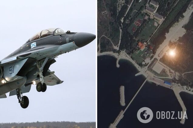 Українські дрони вполювали винищувачі Су-33 та МіГ-29 у Краснодарському краї: 'Мадяр' показав відео
