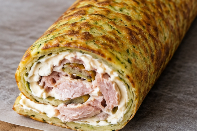 Вкусный кабачковый рулет с тунцом: на каждый день и для праздничного стола