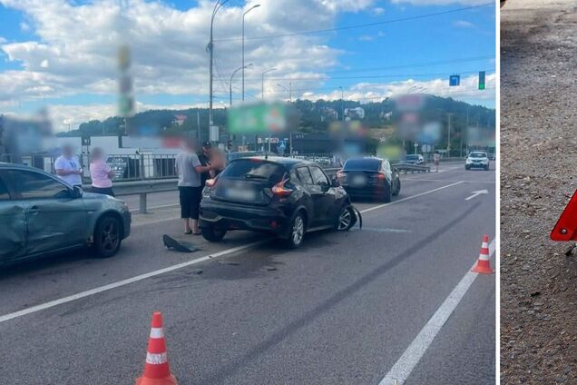 Под Киевом произошло крупное ДТП: пострадали четыре человека, в том числе ребенок. Фото