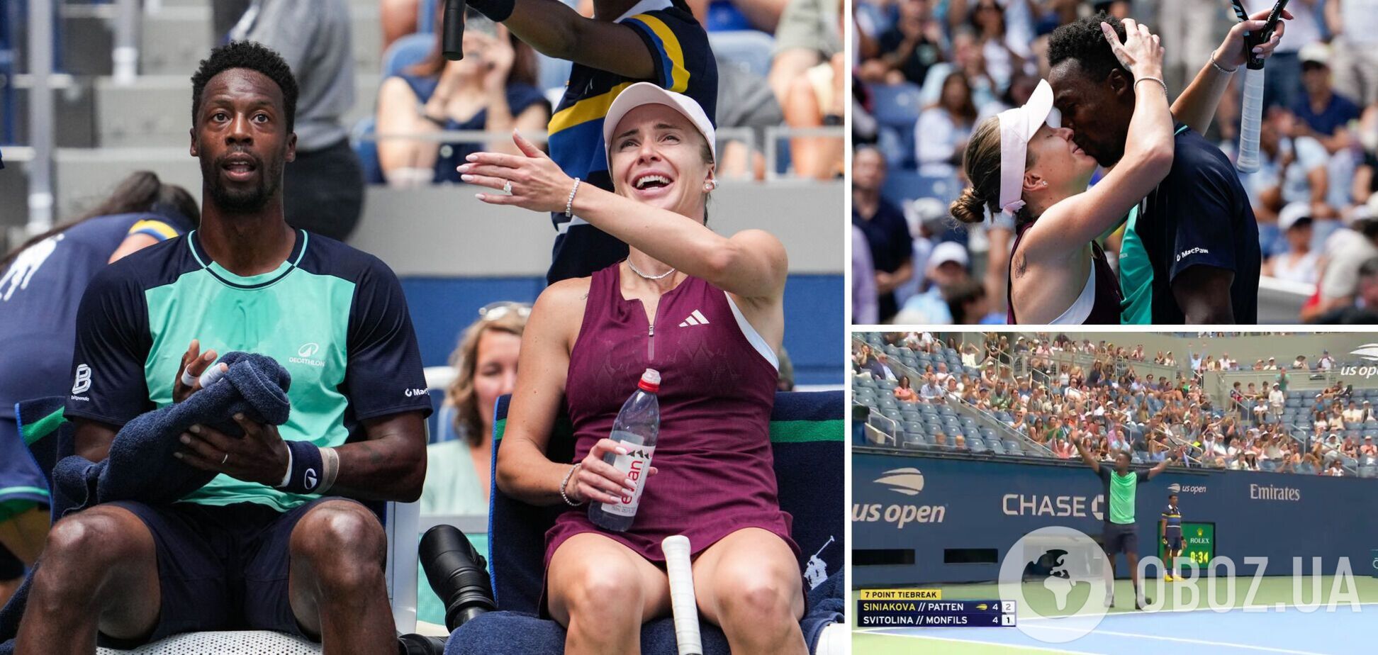 Свитолина с Монфисом устроили фантастику на корте в матче US Open и собрали полмиллиона просмотров за несколько часов. Видео