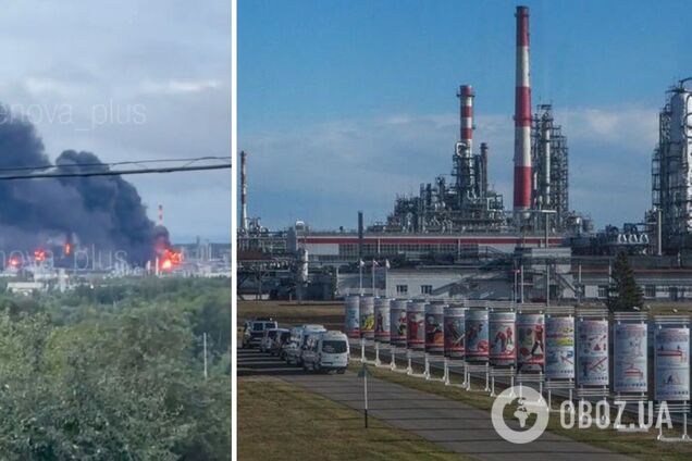 В российском Кстово атакован НПЗ: после серии взрывов разразился мощный пожар. Фото и видео
