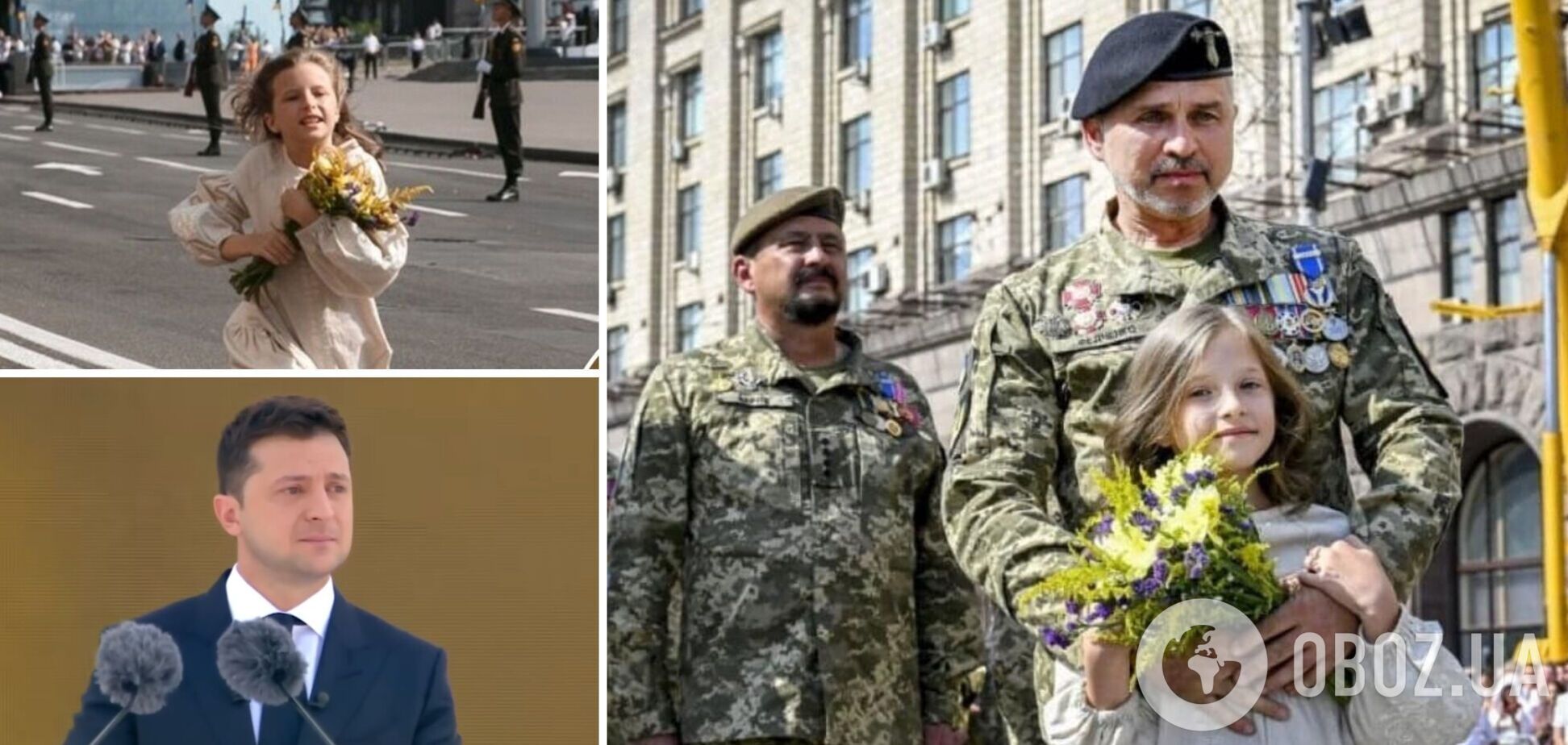 Який вигляд зараз має дівчинка з квітами, яка стала головною зіркою параду до Дня Незалежності в 2021 році та розчулила Зеленського: її не впізнати