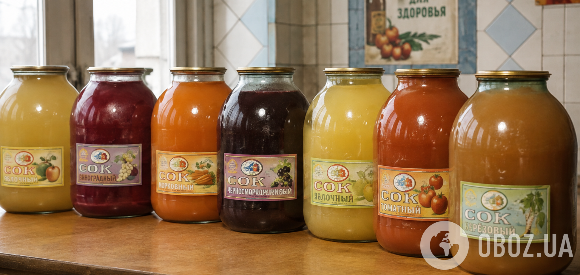 Продавали в трилітрових банках: чи були натуральними соки в СРСР