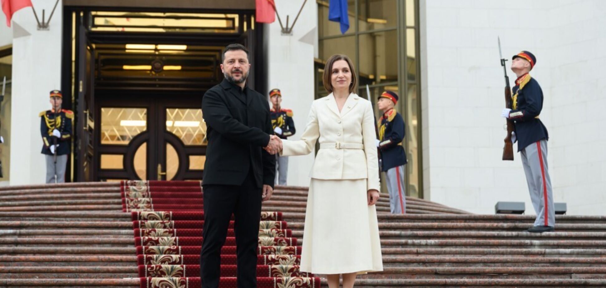 Зеленский и Санду.