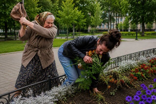 У Харкові пенсіонерка побила жінку, яка зривала та топтала квіти на клумбі: справа дійшла до суду