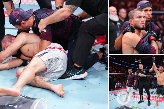 Умар Нурмагомедов устроил понты перед боем в UFC и был сенсационно нокаутирован китайцем. Видео