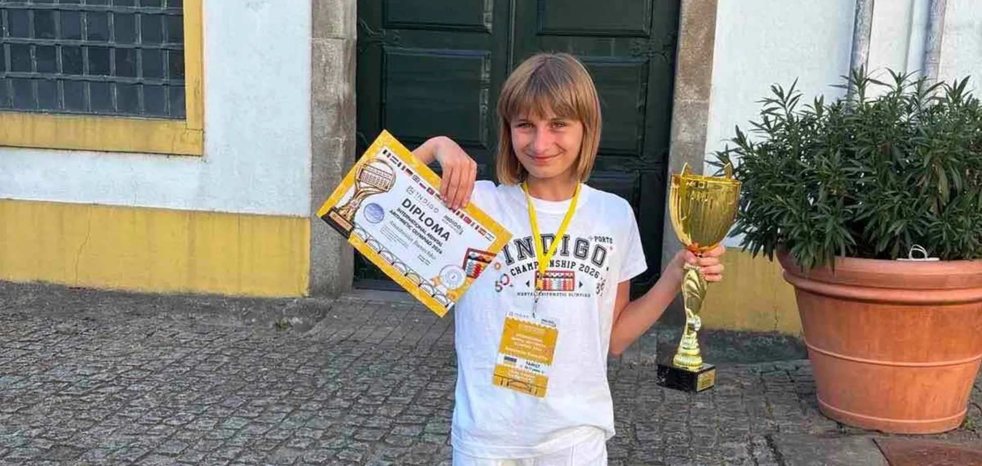 Пʼятикласниця з Луцька здобула перше місце на Міжнародній олімпіаді з ментальної арифметики